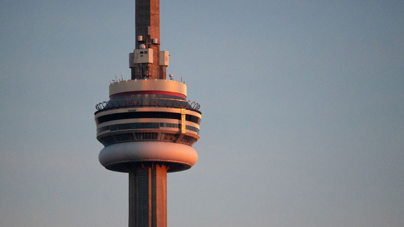 CN Tower overlooking Toronto